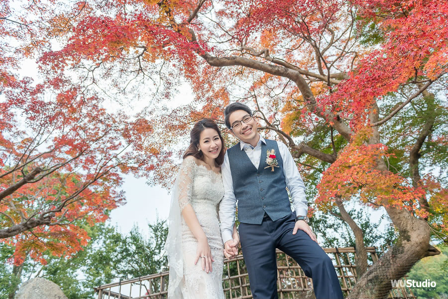日本 京都 奈良 楓葉 婚紗攝影 | Wayne & Andrea